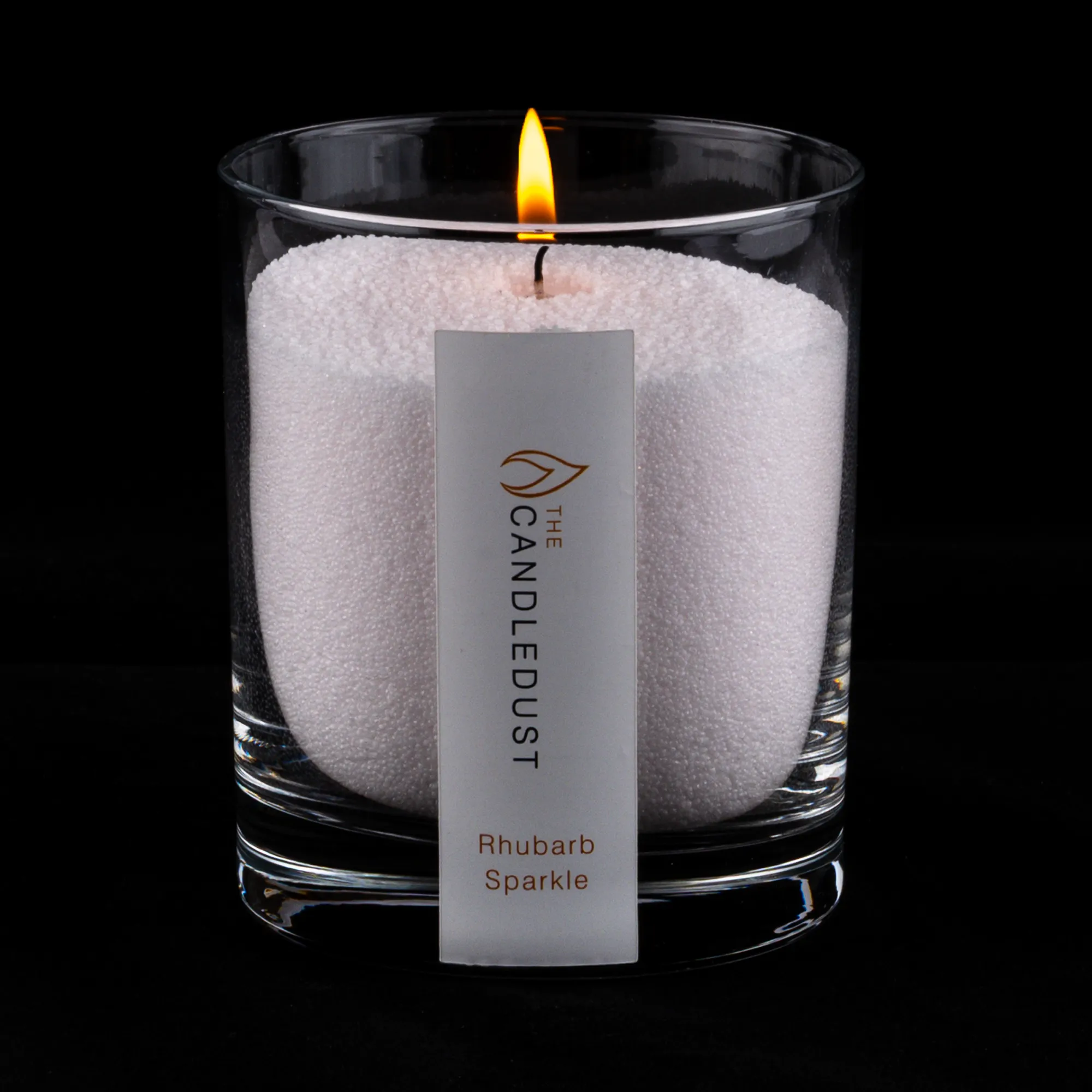 Rhubarb Sparkle_Sand_Candle_sand