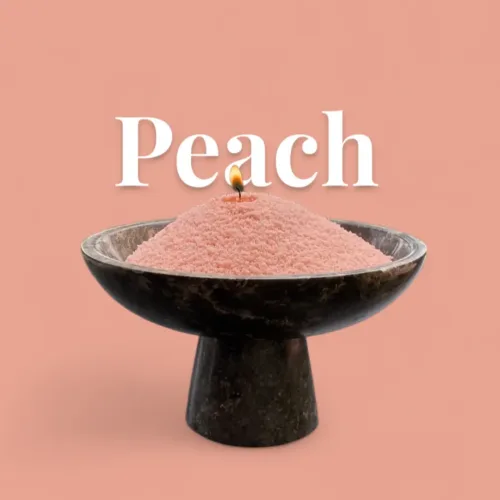 Peach lõhnatu puuderküünal