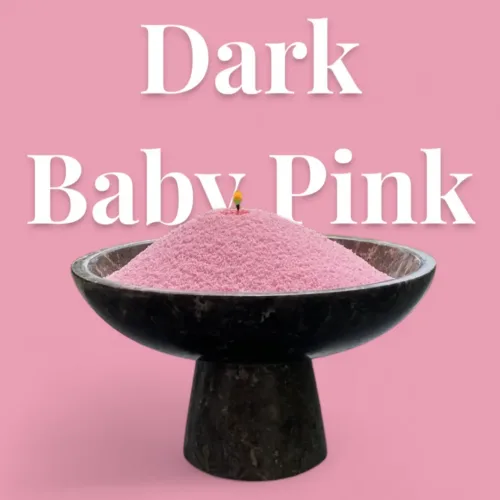Dark Baby Pink lõhnatu puuderküünal