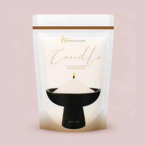 Pinkish lõhnatu puuderküünal 350g