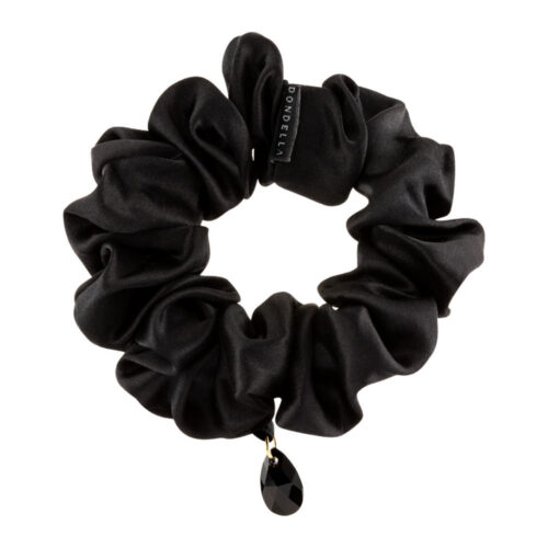 Juuksekumm Luxury Silk Black Scrunchie